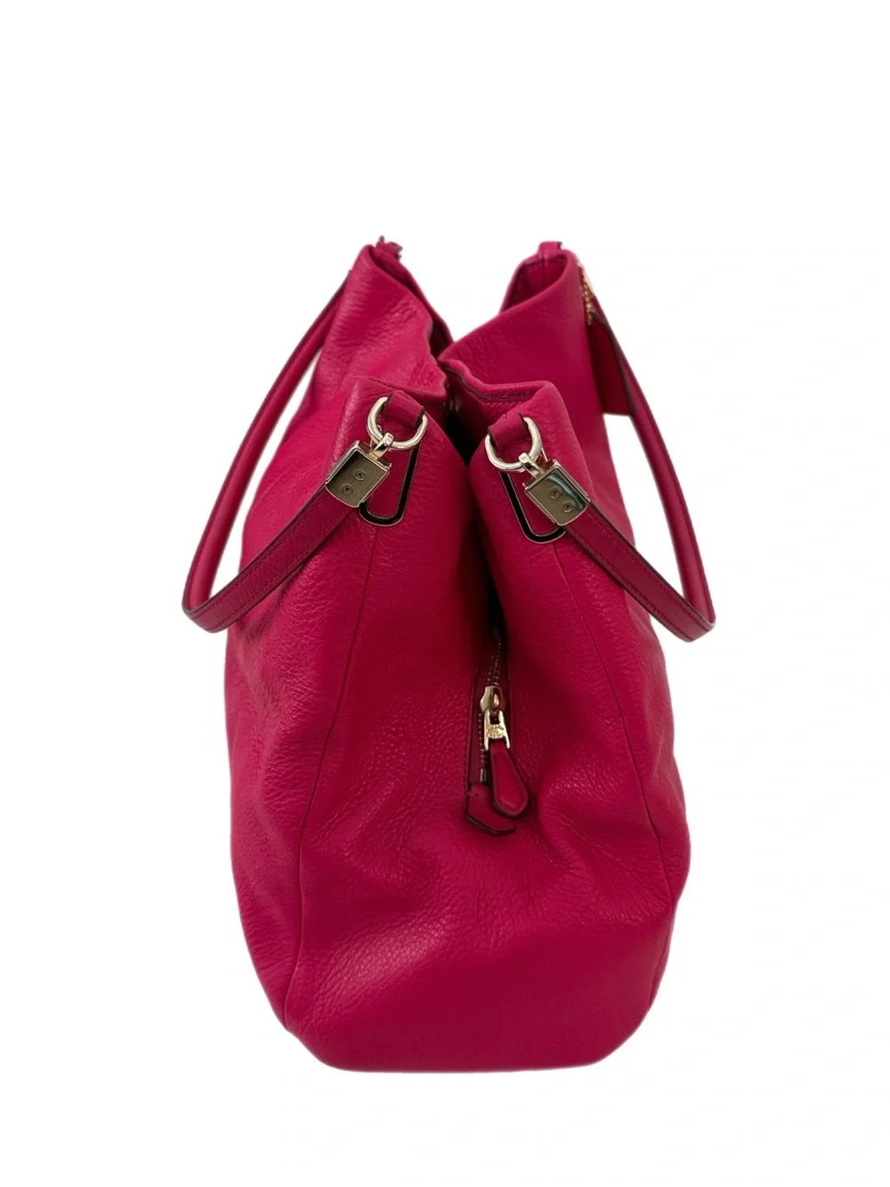Coach Phoebe Pink Leather Shoulder Handbag